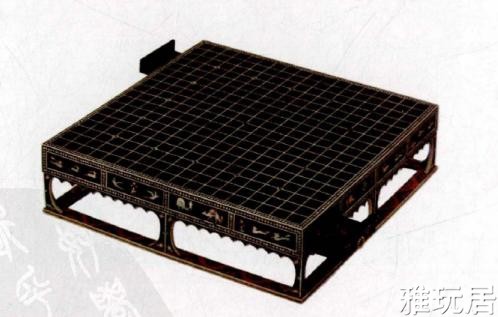 日本收藏的唐代小叶紫檀棋盘