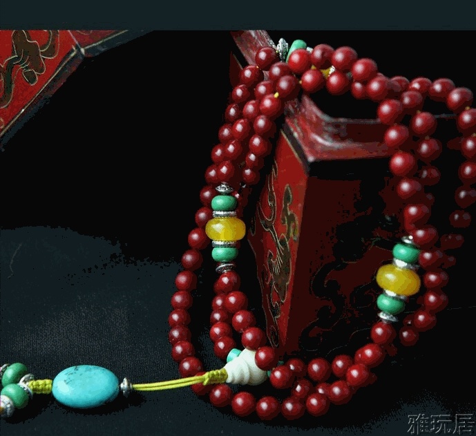 小叶紫檀108颗手串
